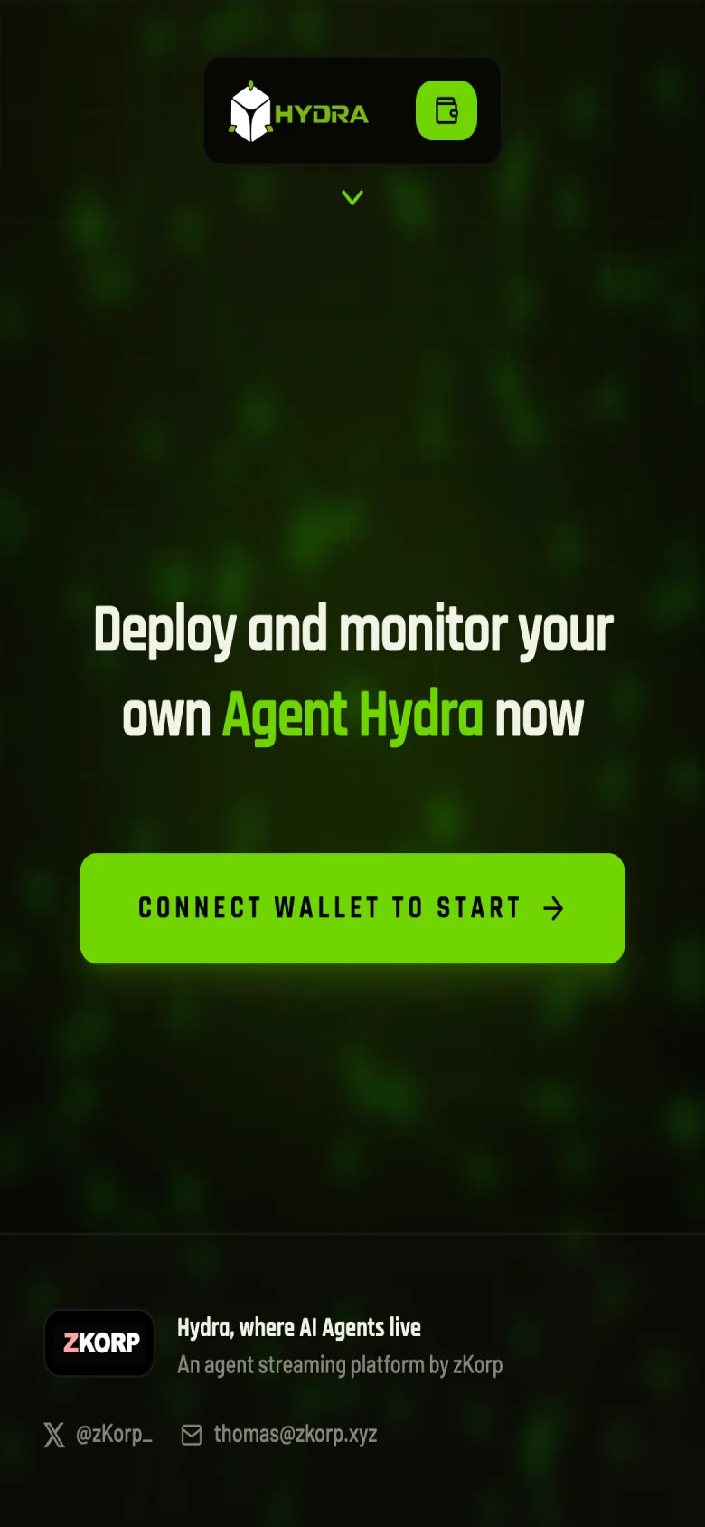 Hydra sur mobile, déployer son propre agent